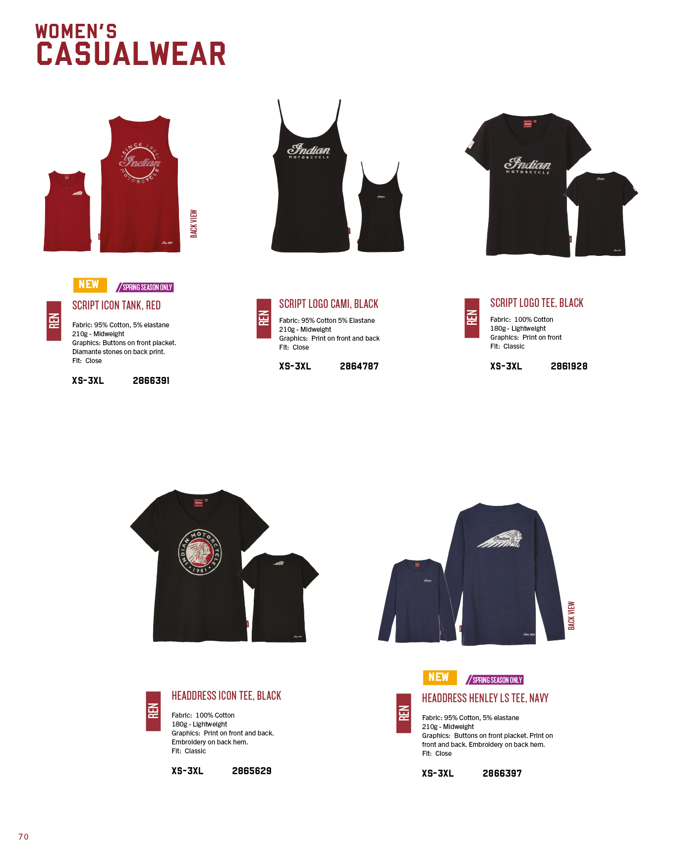 A display of men's clothing, including shirts and tank tops, is shown in a magazine. AI generated content